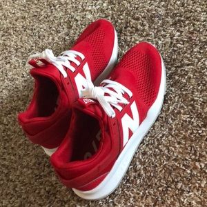 new balance 247 luxe womens red